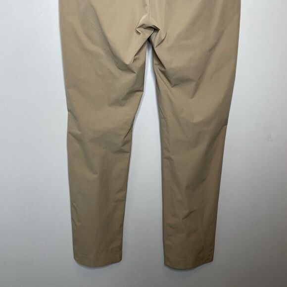 J.CREW Thompson Tech Pant Men 32 x 32 Khaki Tan Lightweight Performance AD934 - Picture 8 of 13